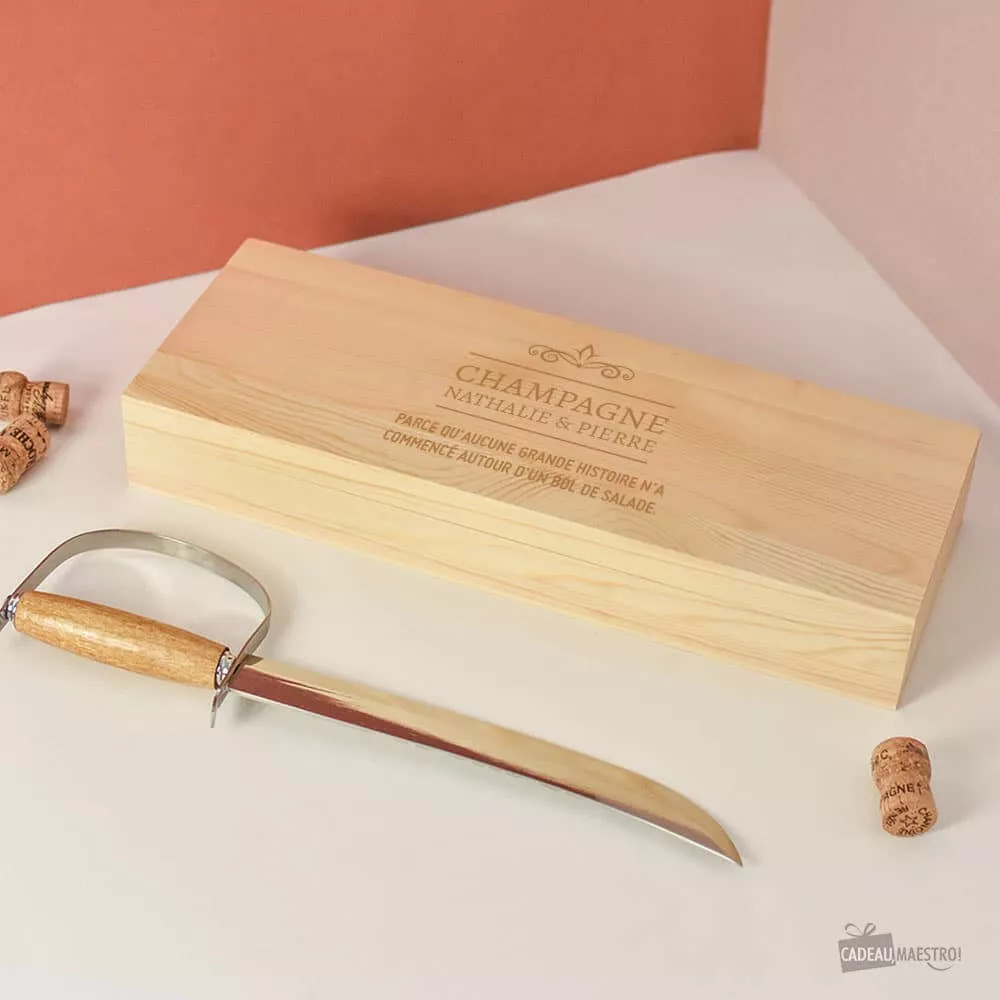 Sabre à Champagne à Personnaliser ouverture champagne original
