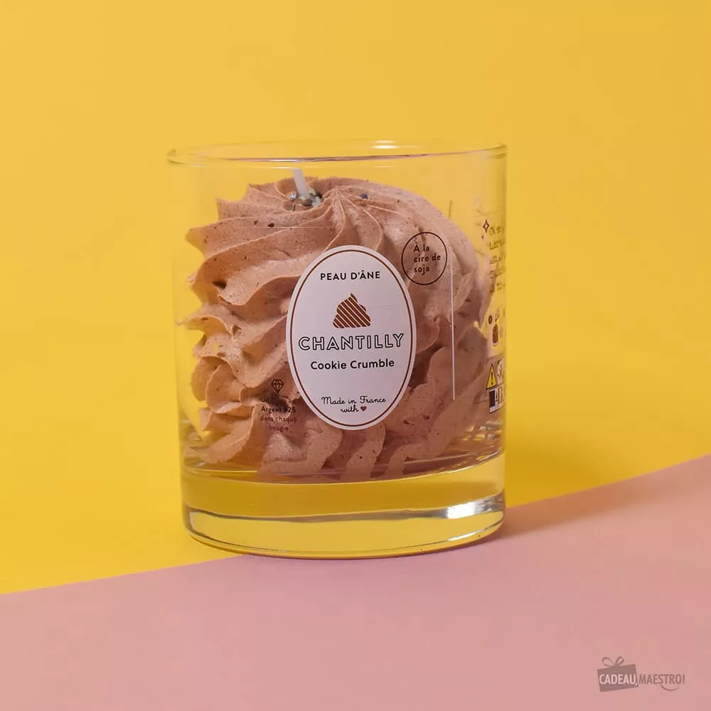 Schlagsahnekerze mit Schmuck Parfum Cookie Crumble