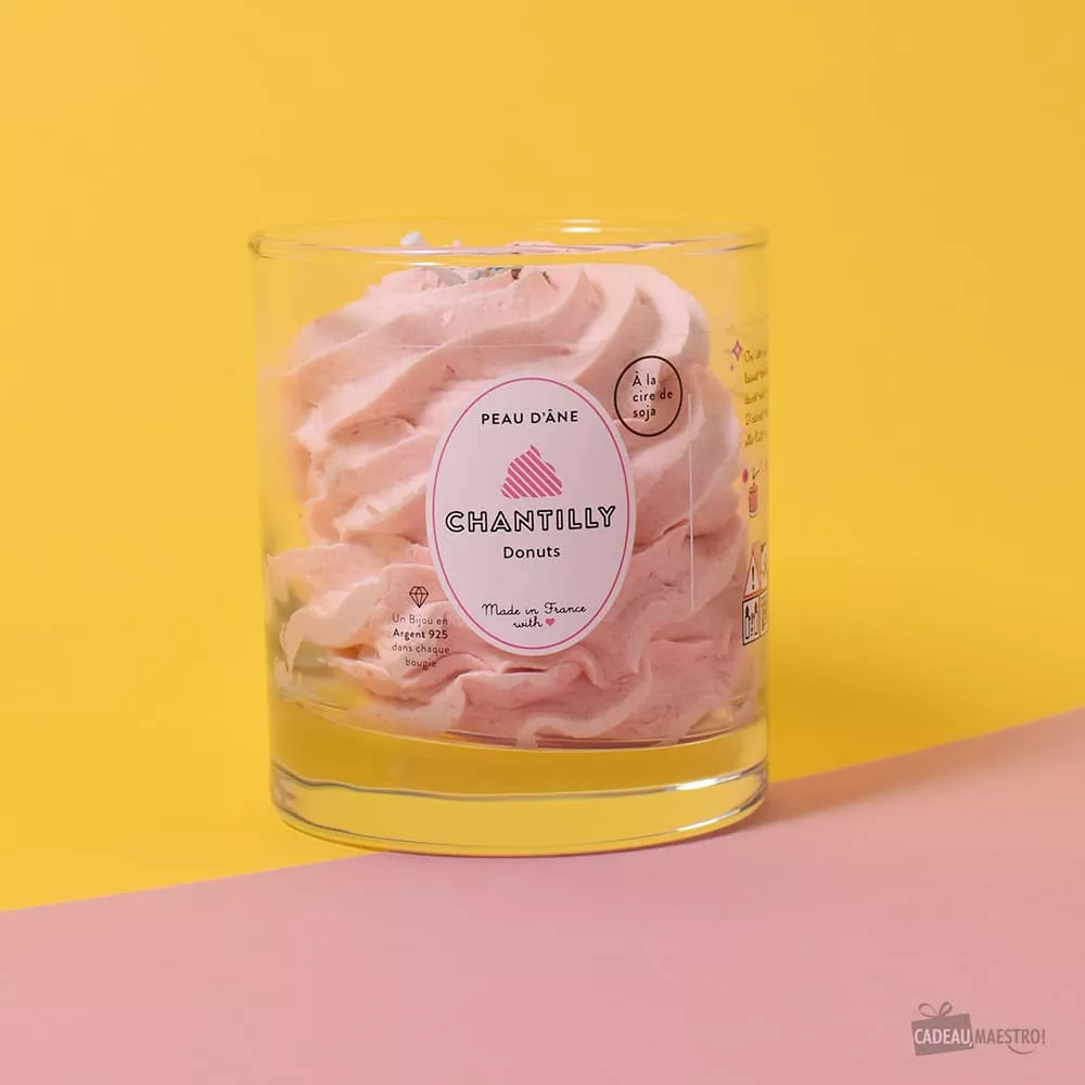 Schlagsahnekerze mit Schmuck Parfum Donuts