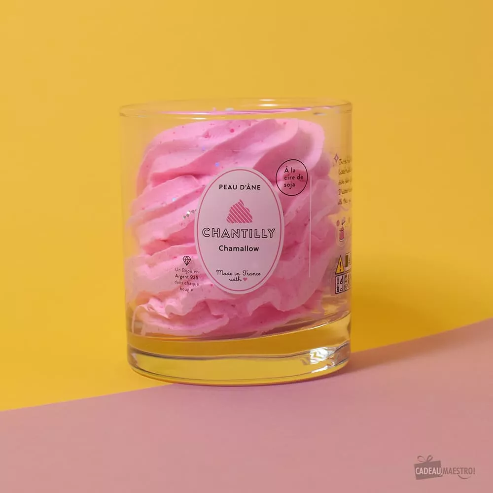 Schlagsahnekerze mit Schmuck Parfum Chamallow