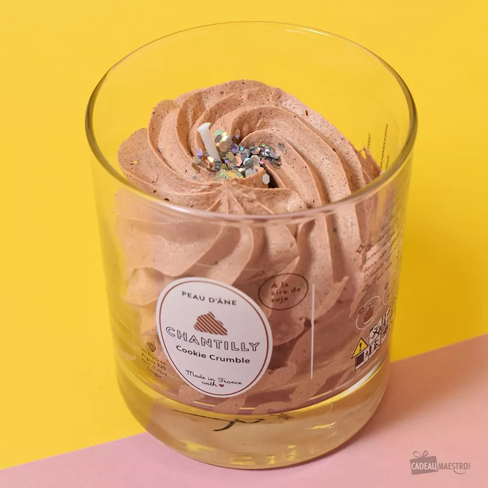 Schlagsahnekerze mit Schmuck Bougie originale