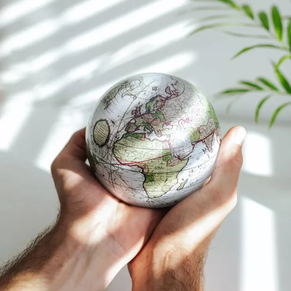 Großer MOVA-Weltglobus Cassini Grand globe terrestre vintage