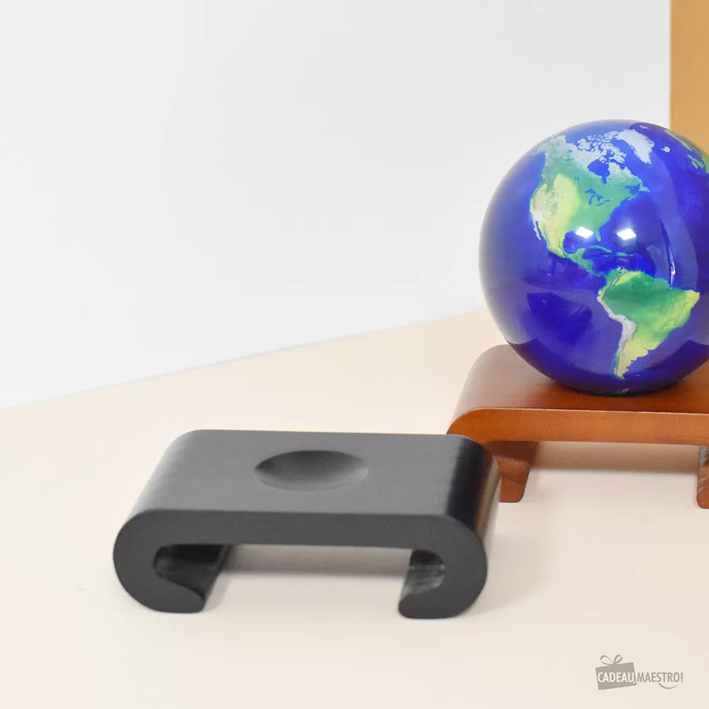 Unterstützung Holzständer für Globus Mova Support en bois noir
