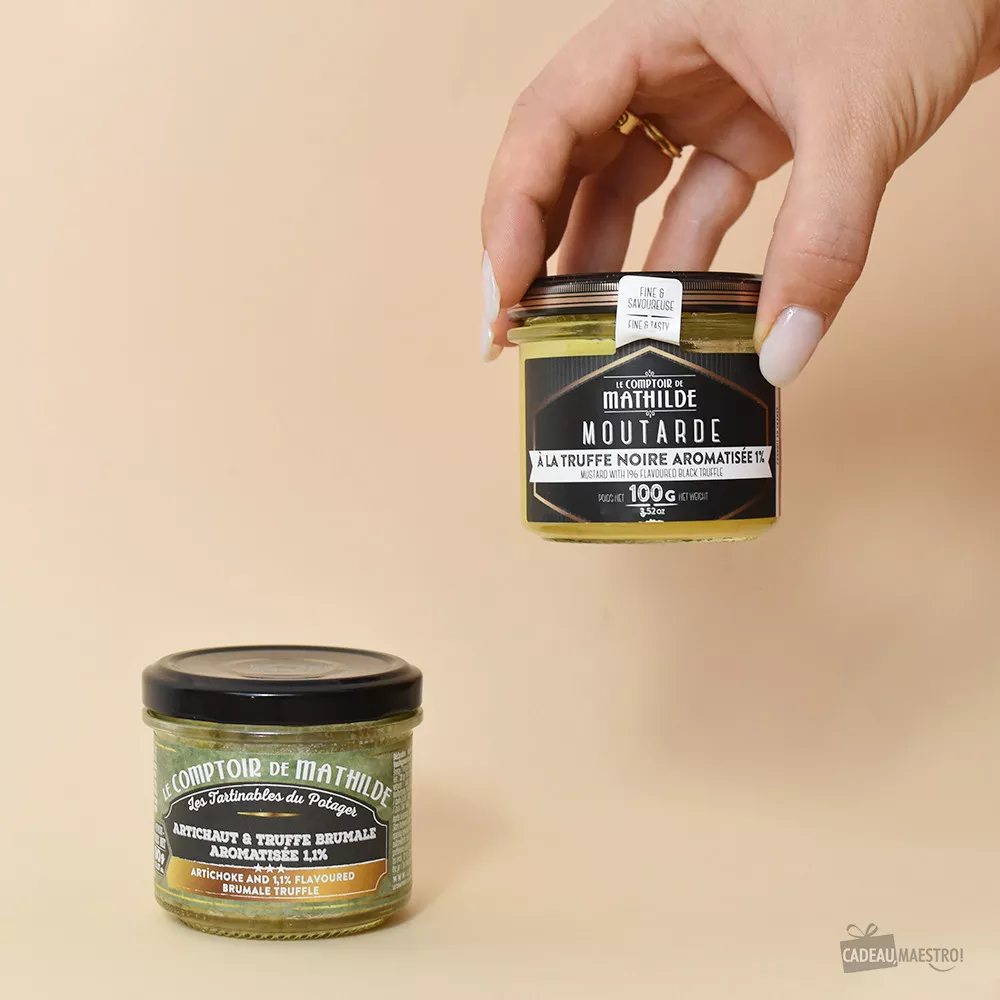 Coffret Il Était une Fois la Truffe Artichaut et moutarde à la truffe