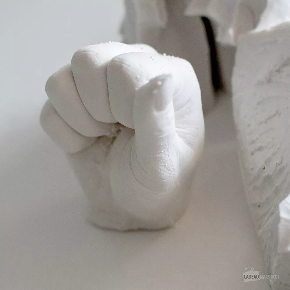 3D-Handabdruck-Set für Familien aus Gips admirez vos empreintes