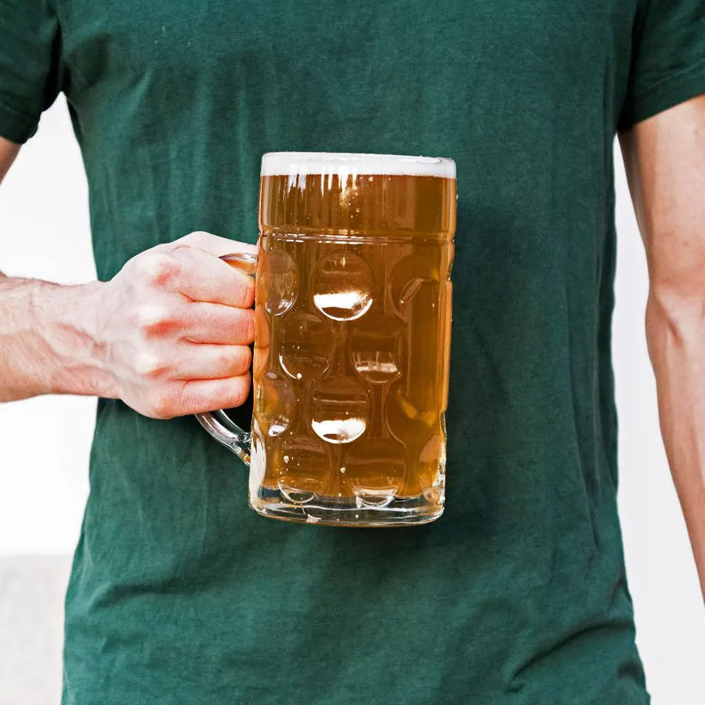 Riesen-Bierkrug 1 L équivalent de 3 pintes
