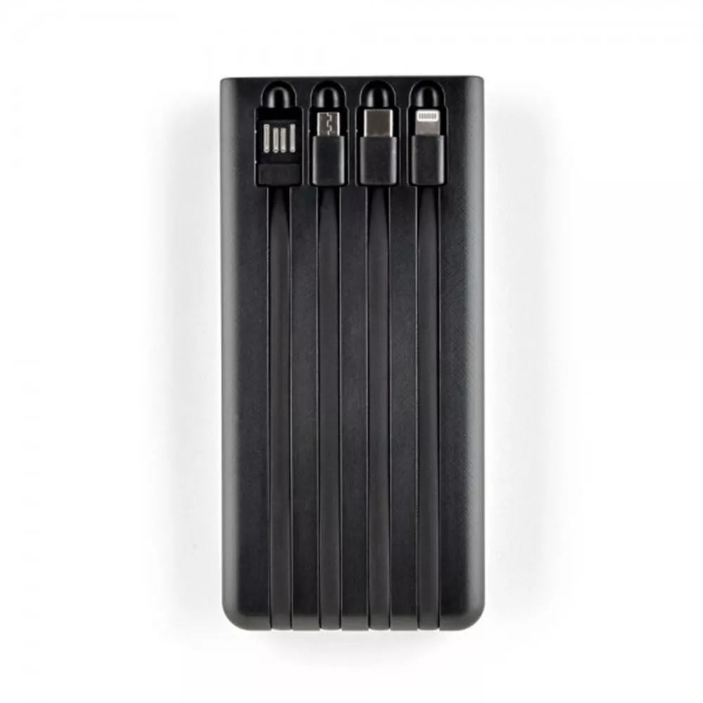 Batterie Externe Solaire 10000mAh 3 cables intégrés