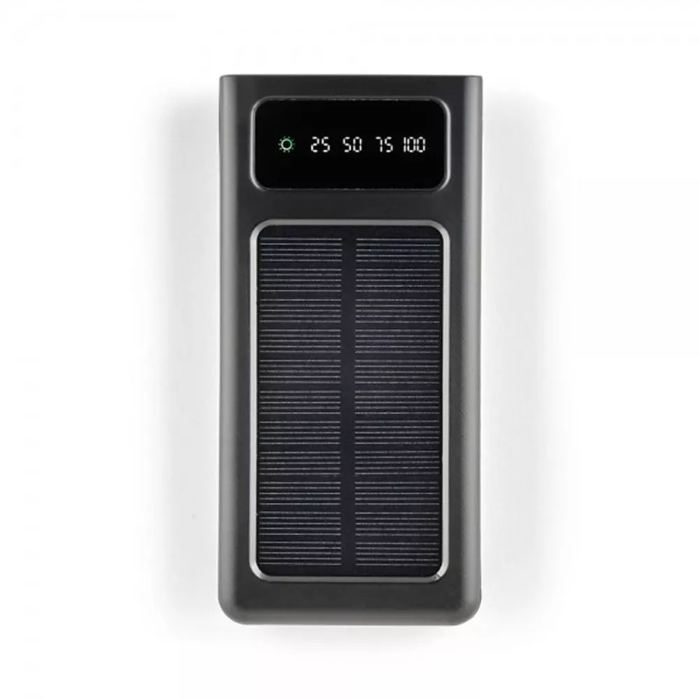Batterie Externe Solaire 10000mAh panneau solaire intégré