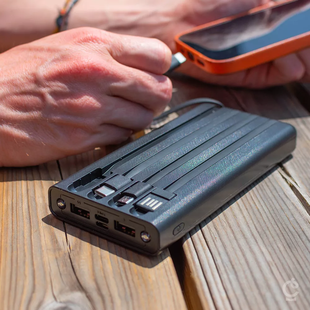 Batterie Externe Solaire 10000mAh Compatible avec tous les devices