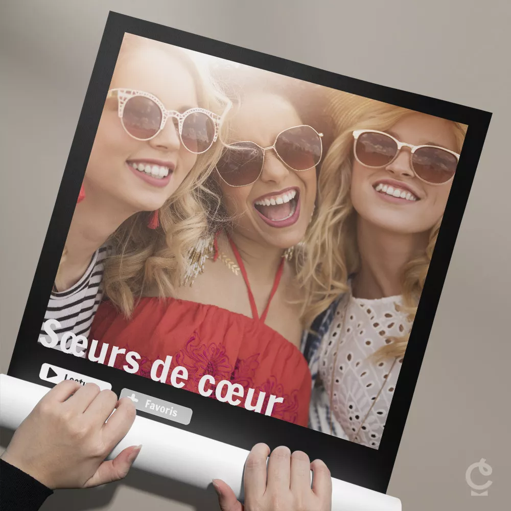 Personalisierbares Streaming-Poster Personnalisez votre affiche !