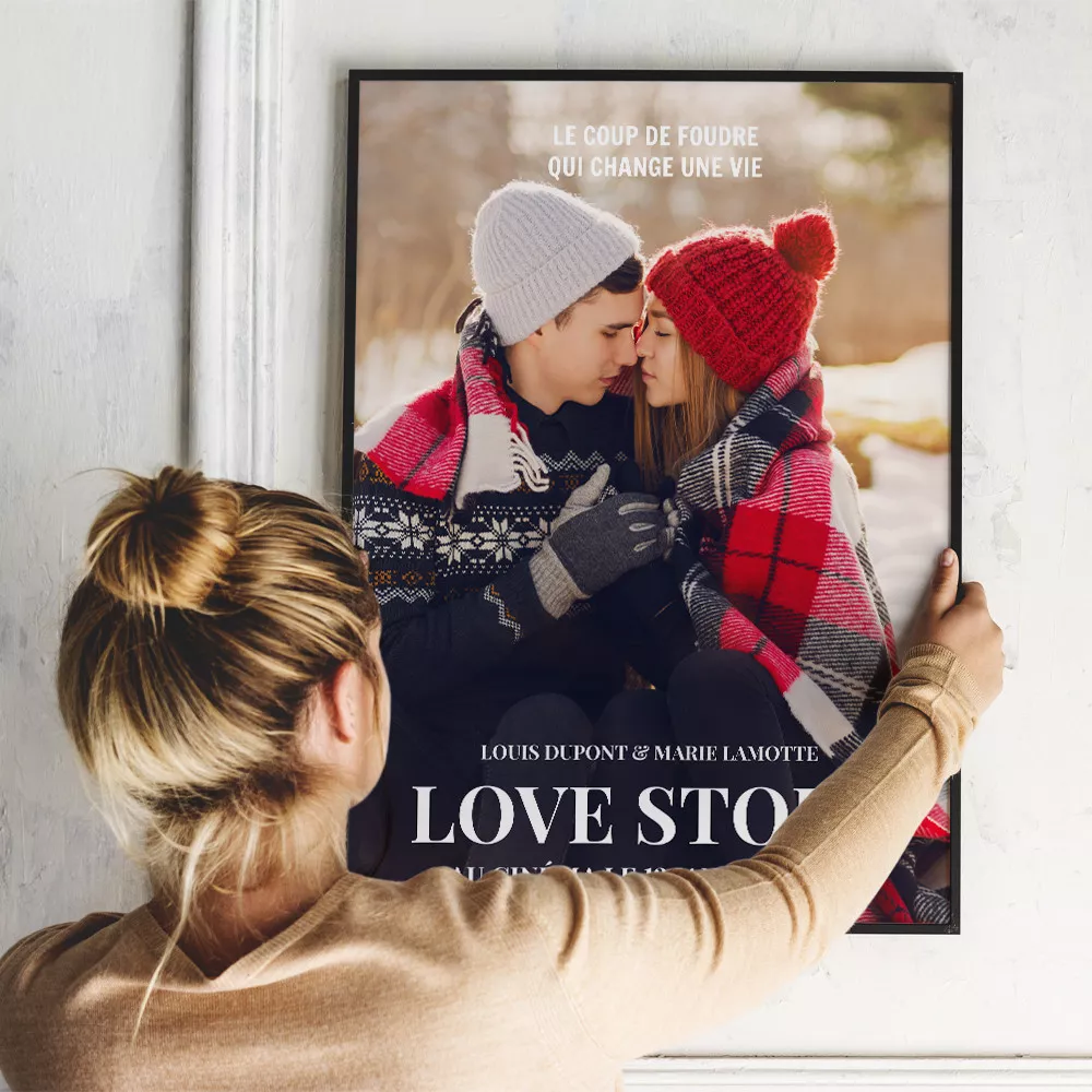 Personalisierbares Filmplakat Votre comédie romantique à vous !