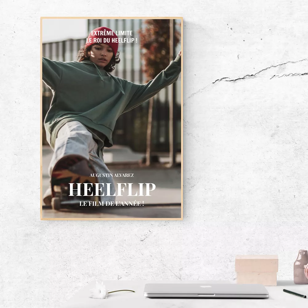 Personalisierbares Filmplakat Une affiche à personnaliser
