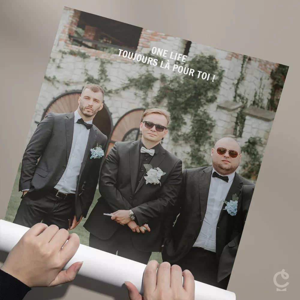 Personalisierbares Filmplakat Personnalisez votre affiche de film