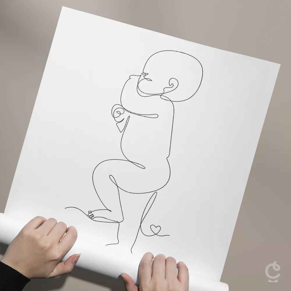 Personalisierbares Baby Poster Mon affiche personnalisée avec le prénom de bébé