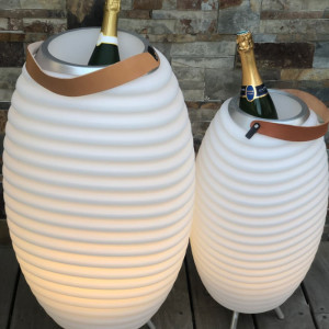 Candy ML präsentiert LED Stehleuchte Bluetooth-Eiskübel Kooduu Synergy 35